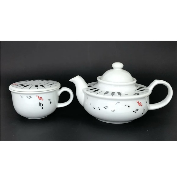 Kitchen Abbott Collection Musical Note Tea Pot Sugar Bowl Poshmark